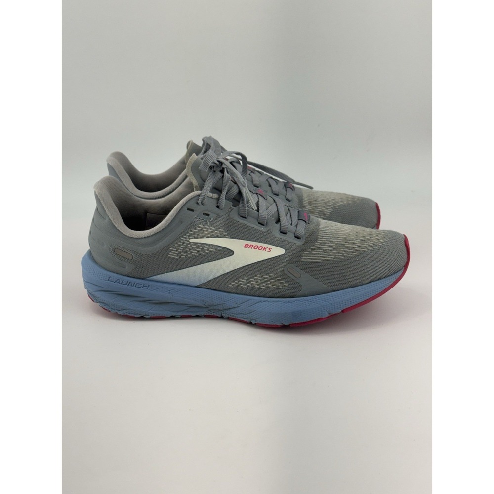 Brooks Launch GTS 9 1203741B016 Gray Blue Running Sneakers Women's Size 7.5